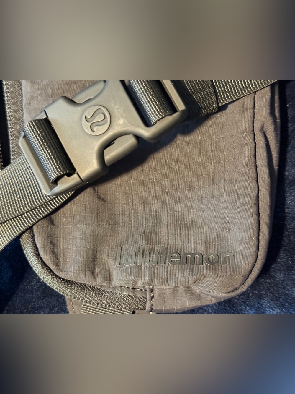 lululemon Black belt bag